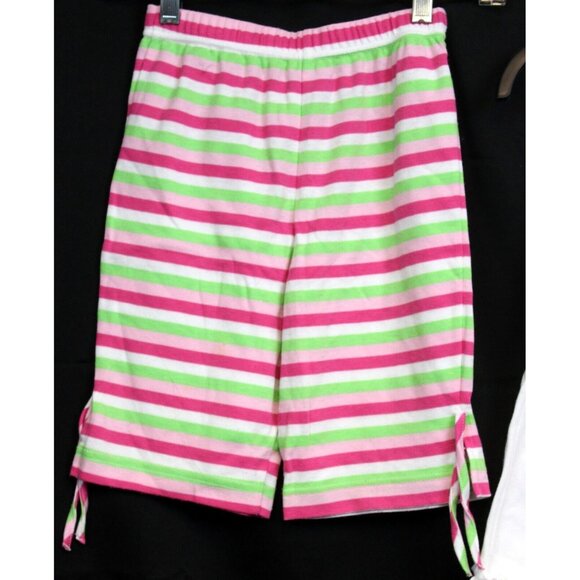 Kellys Kids 2pc Outfit Tank Top Shorts Flowers Stripes Summer Ruffle A-line Long - Picture 5 of 10